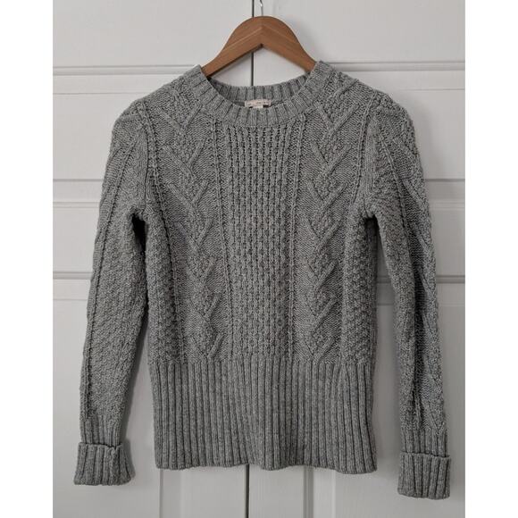 Gap Grey Cableknit Sweater - Picture 1 of 5